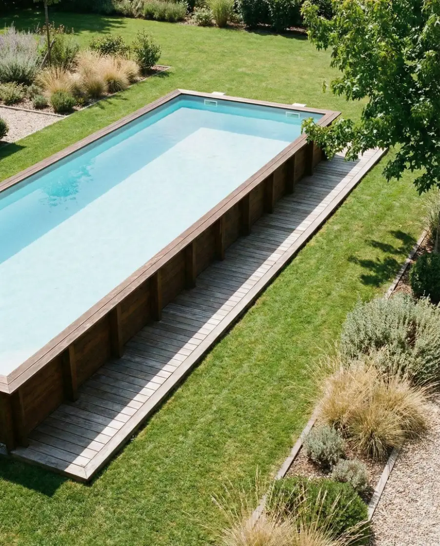 Oval Above-Ground Pools with Clean Lines 2
