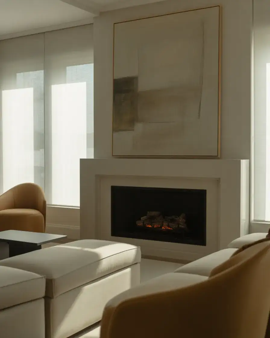 Over the Mantel Artwork Display 2