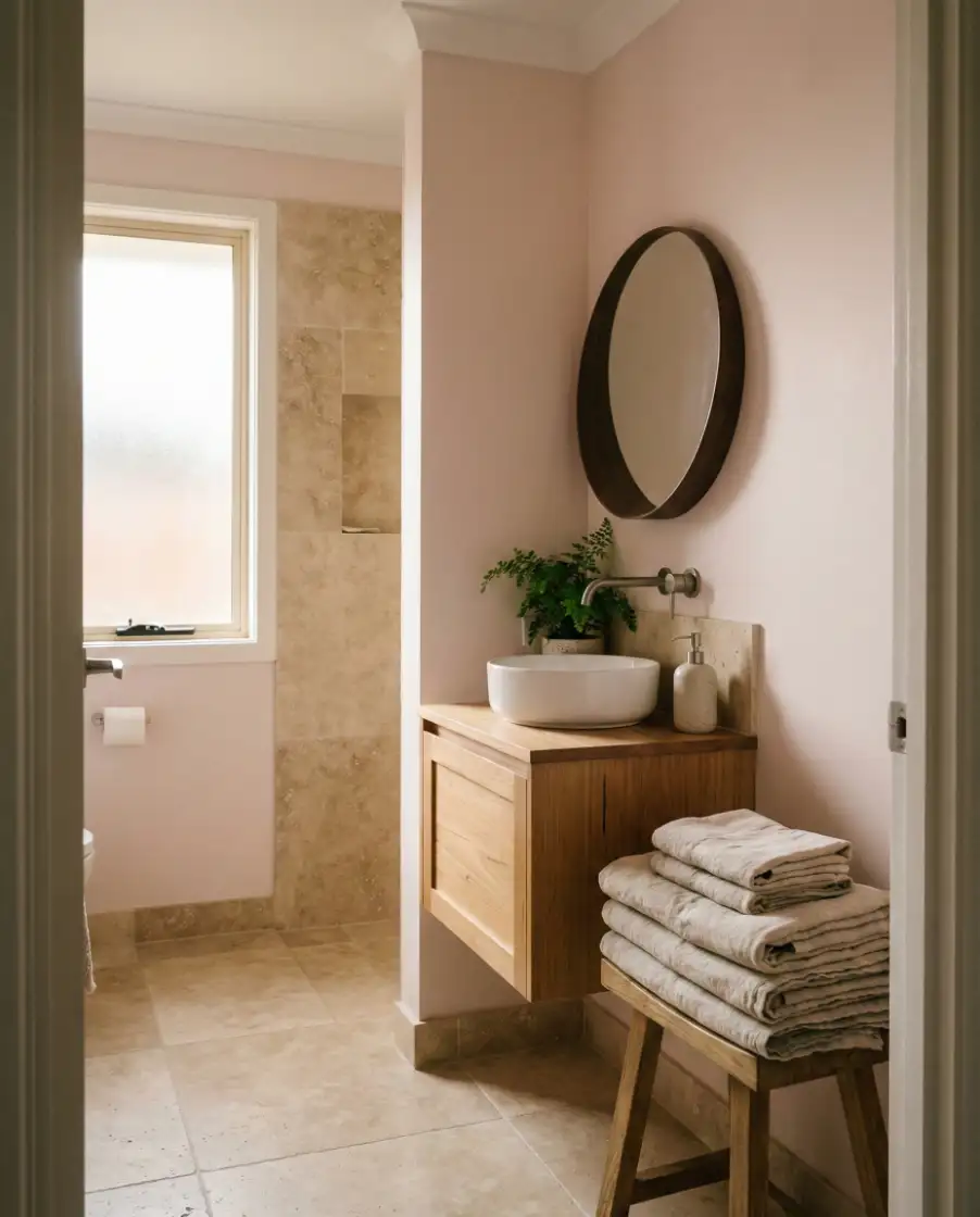 Pale Pink and Beige Warmth 1