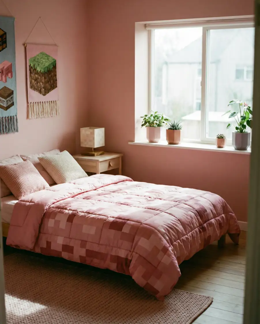 Pink Aesthetic Bedroom Build 1