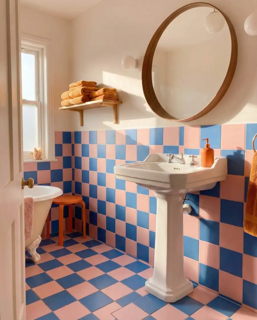 Pink and Blue Retro Pop 2