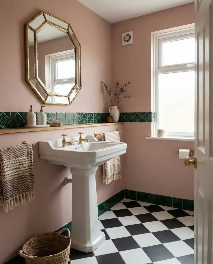 Pink and Green Art Deco Touch 2