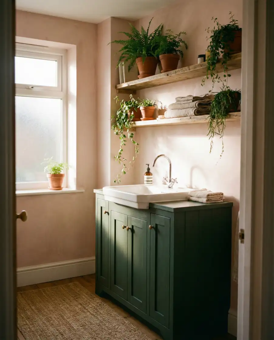 Pink and Green Botanical Escape 2