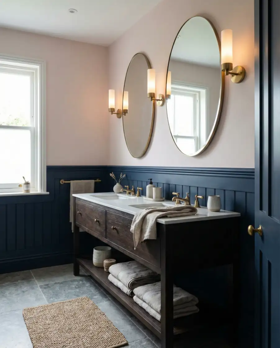 Pink and Navy Classic Contrast 2