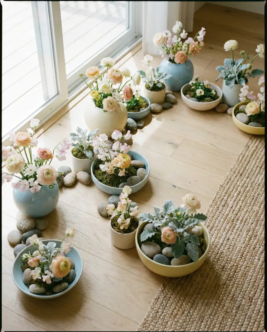 Playful ACNH-Inspired Flower Layout 2