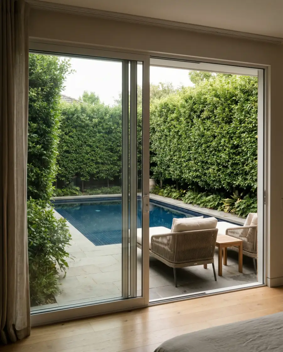 Privacy Landscaping for Guest House Pools 1