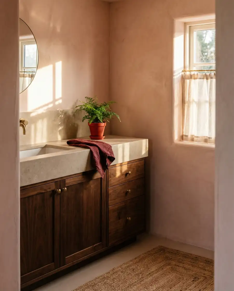 Red-Toned Pink and Brown Warmth 1