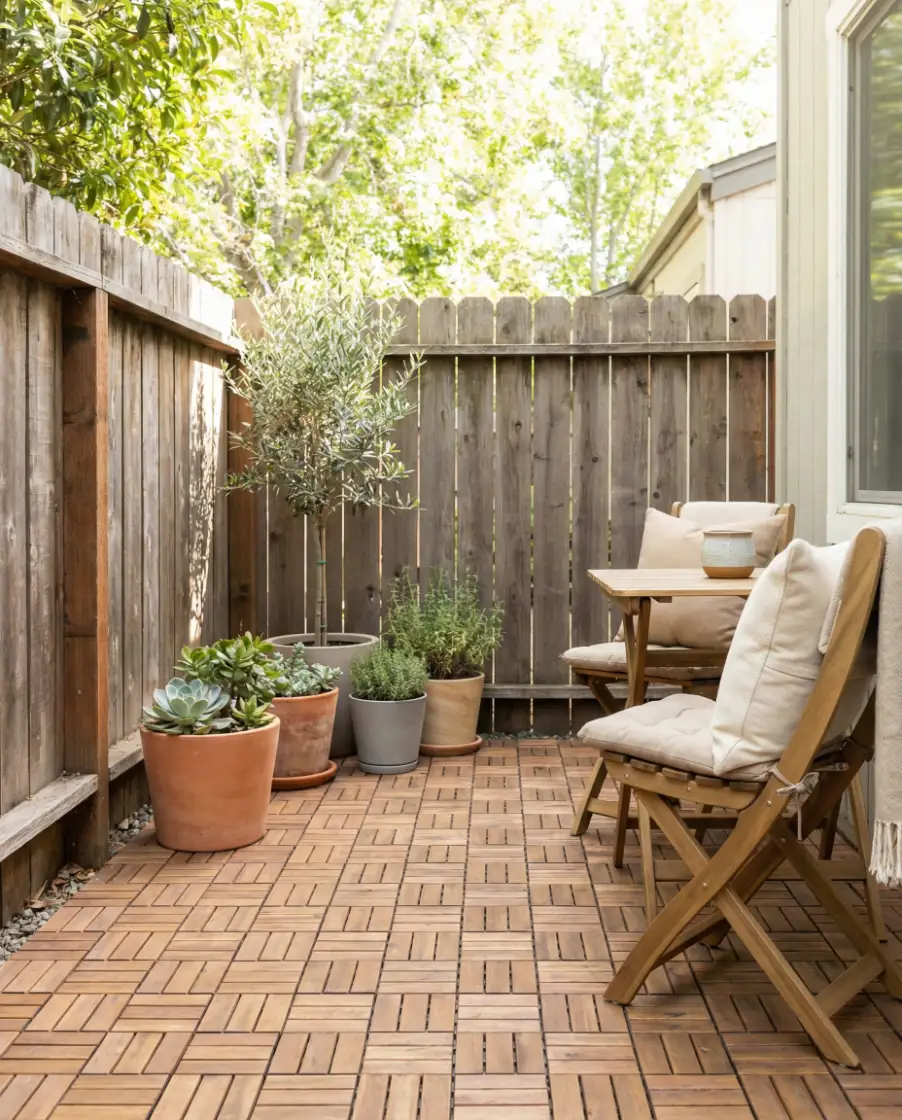 Renter-Friendly DIY Patio 1