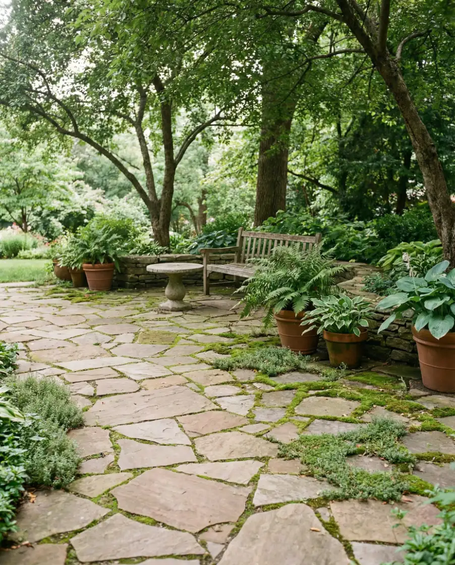 Rock and Stone Natural Patio 2