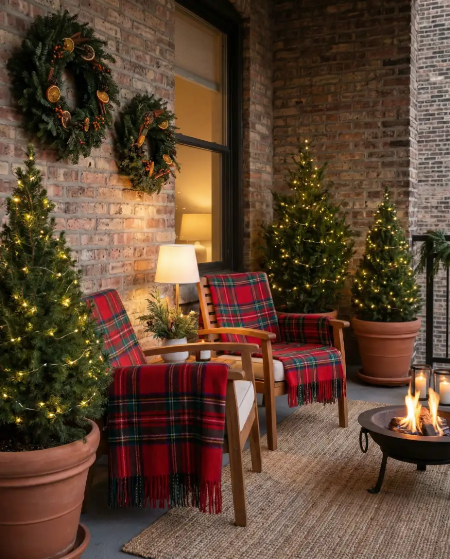 Romantic Christmas Courtyard 2