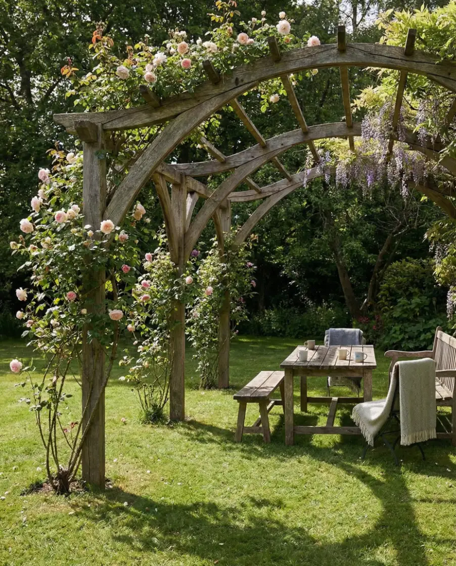 Round Pergola for Social Gardens 1