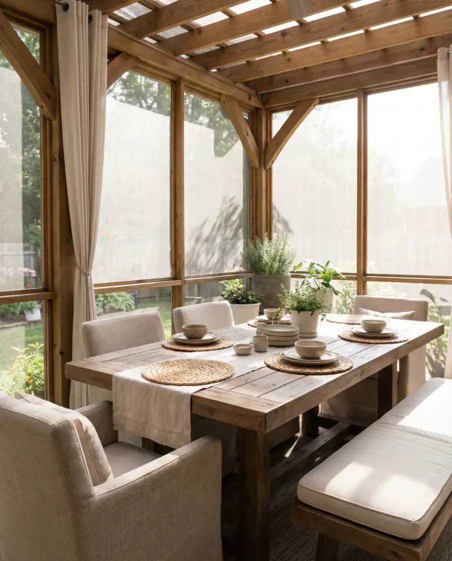 Screened-In Pergola for Family Patios 1