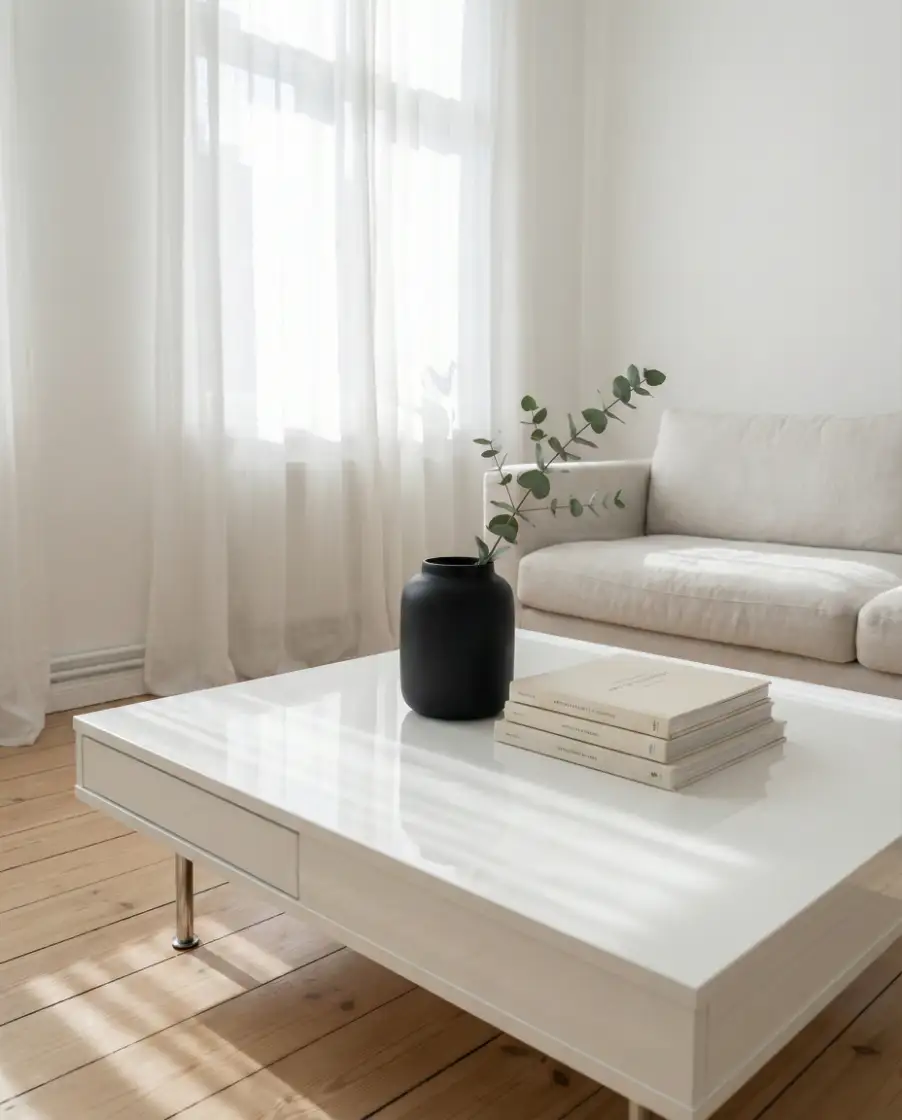 Sculptural Minimalism on Black and White 2