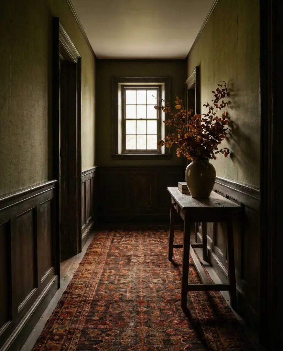 Seasonal Moody Hallway for Fall Styling 2