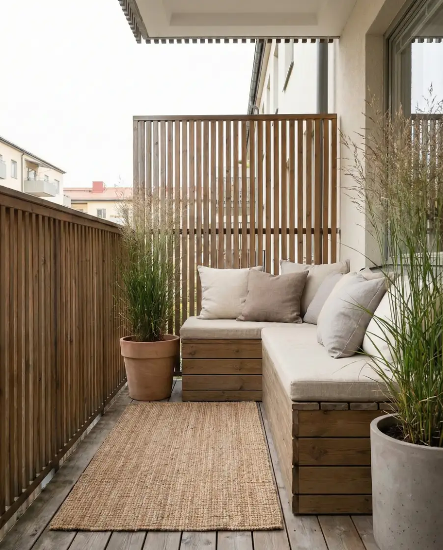 Seasonal Summer to Winter Balcony Swap 1