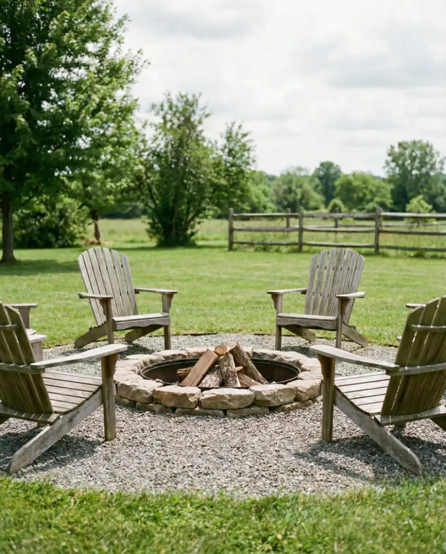 Simple Cheap In-Ground Fire Circle 2