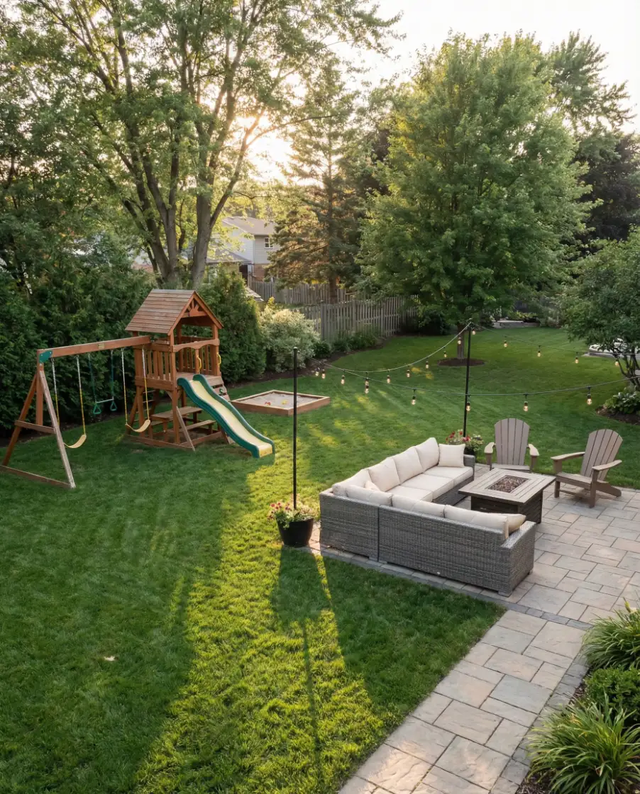 Simple Family Backyard Layout 2