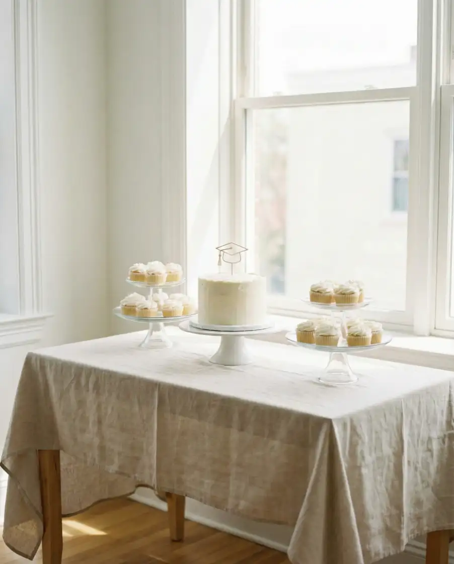 Simple Graduation Dessert Setup 1