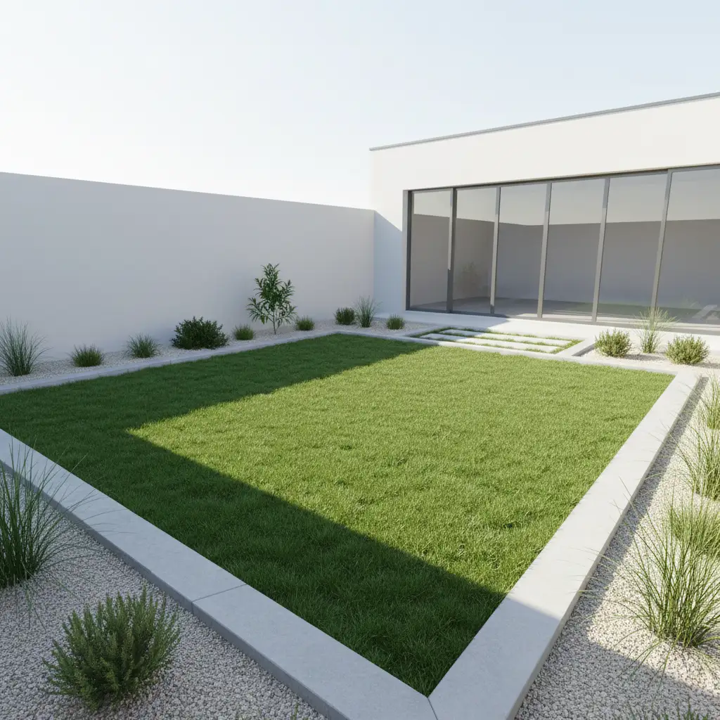 Simple Lawn-Centered Layout 1