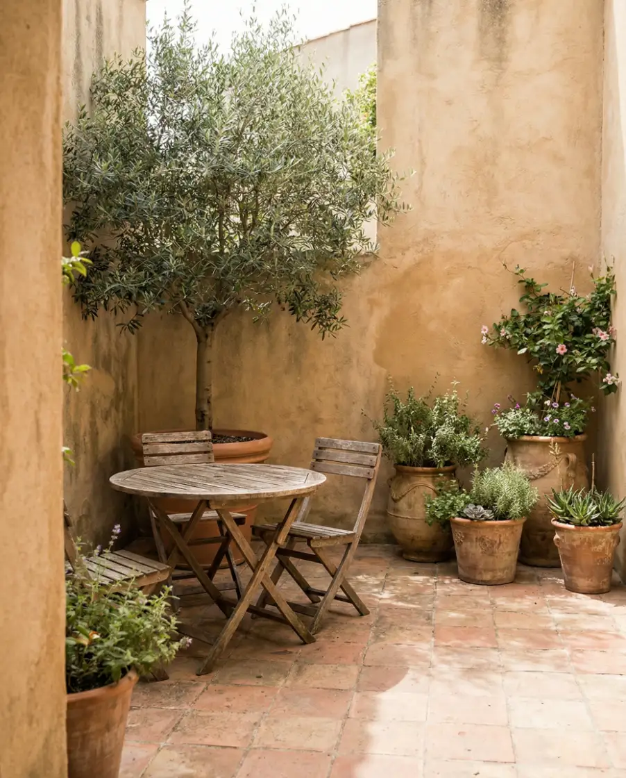 Simple Mediterranean Patio Escape 1