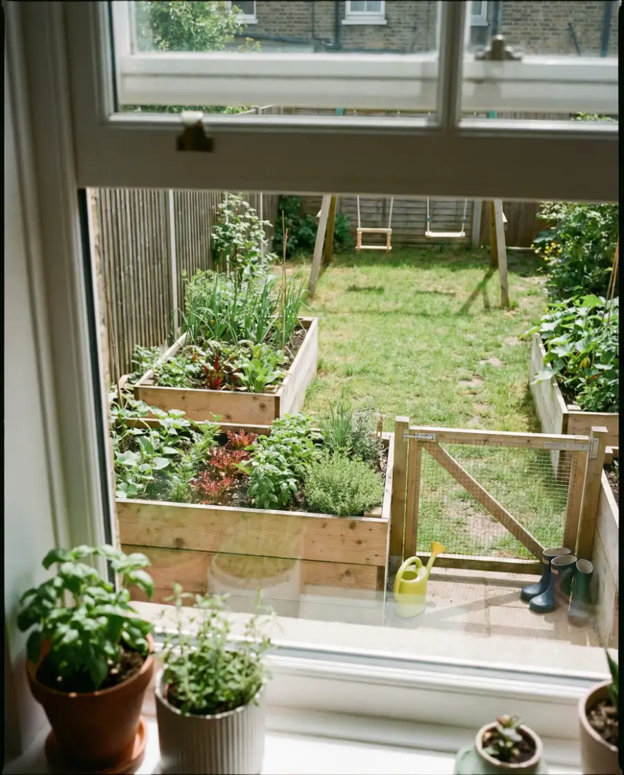 Small Backyard Learning Garden 1