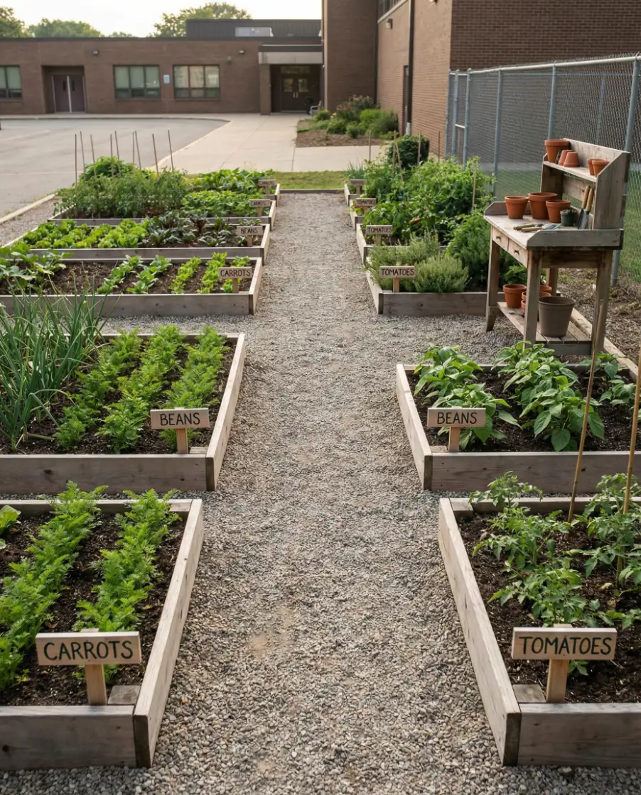Small Backyard Learning Garden 2