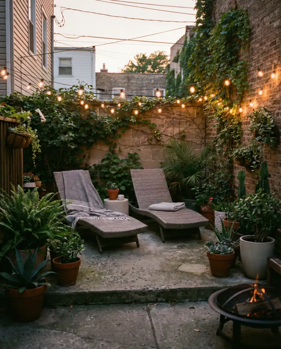 Small Concrete Courtyard 2