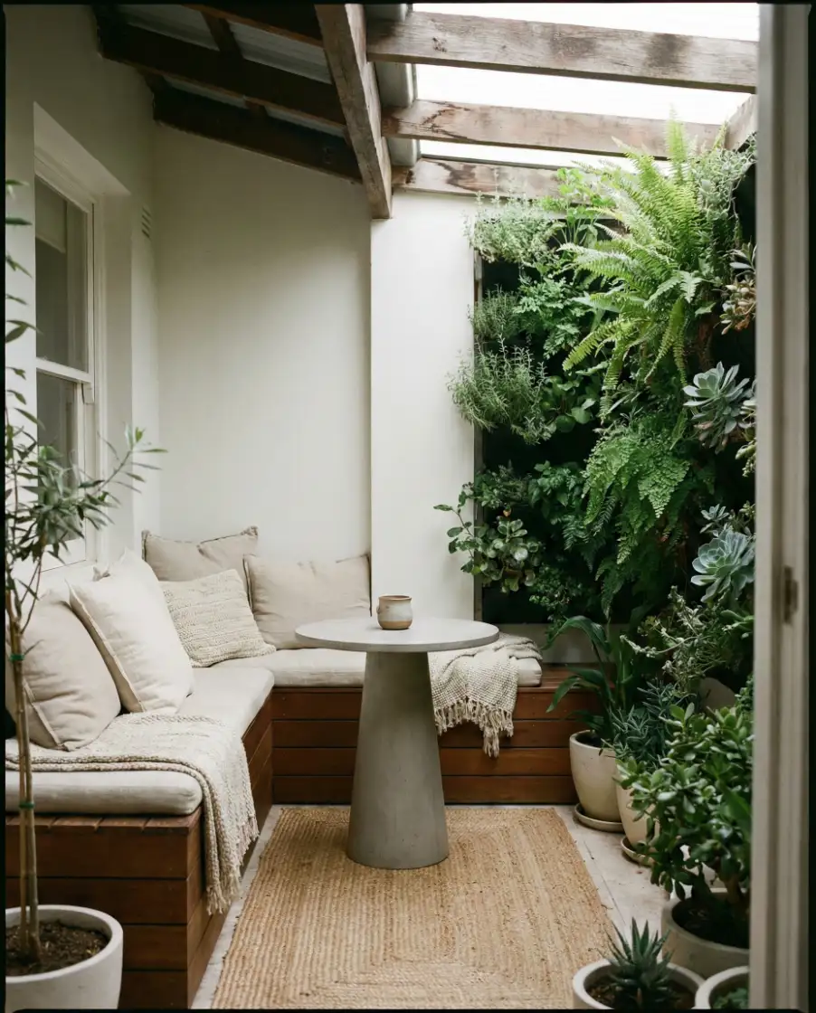 Small Covered Patio for Tight Spaces 1