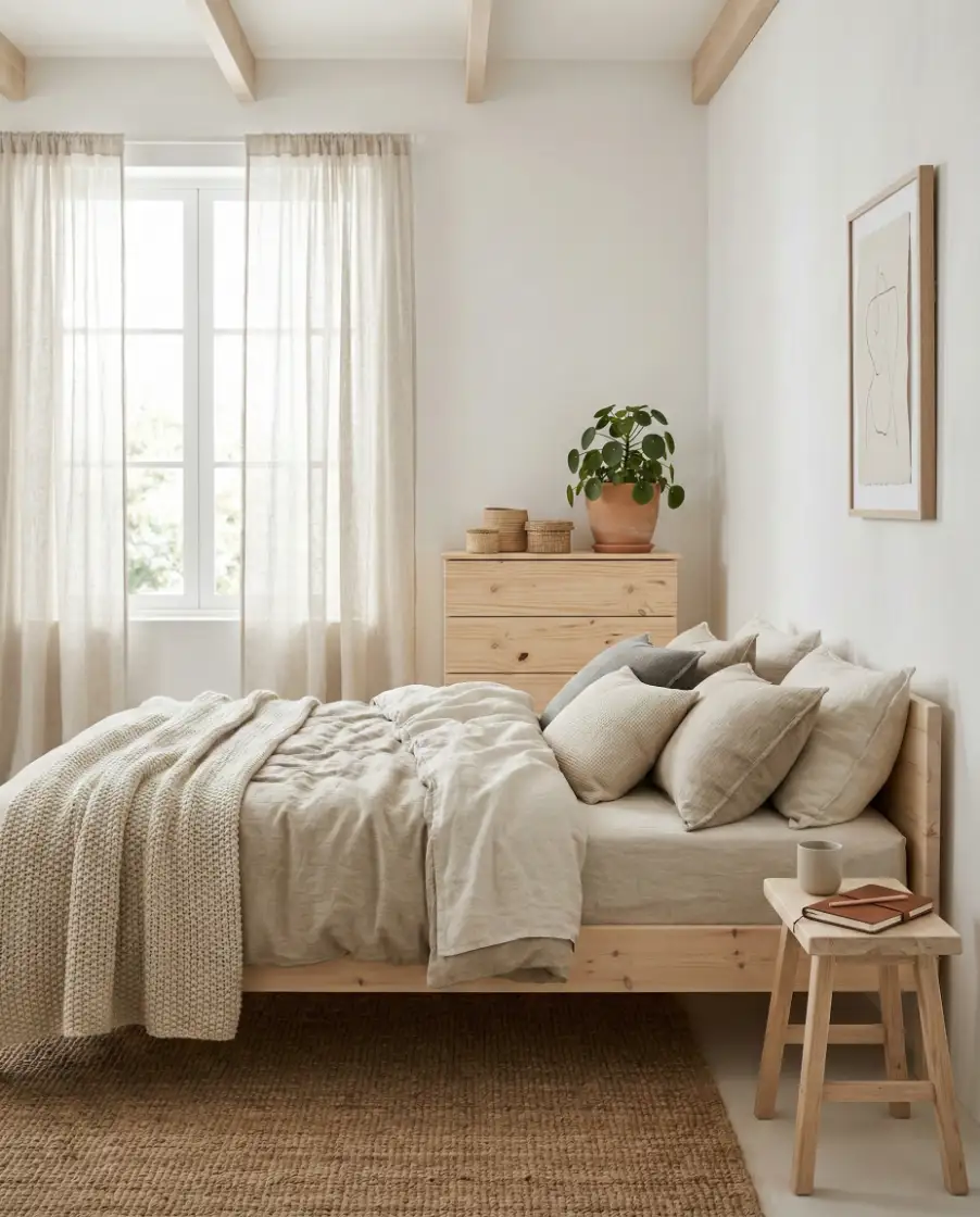 Soft Organic Minimal Bedroom 2