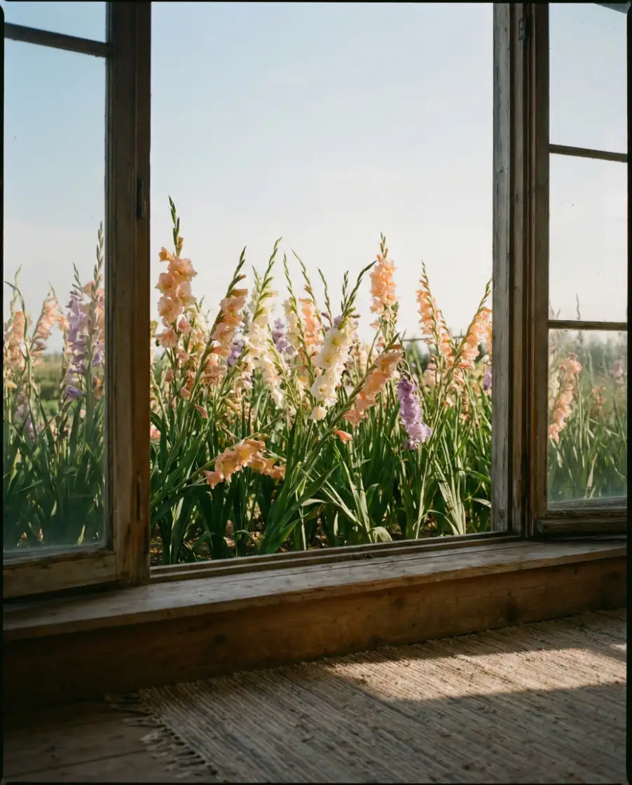 Spring Gladiolus Statement Bed 1