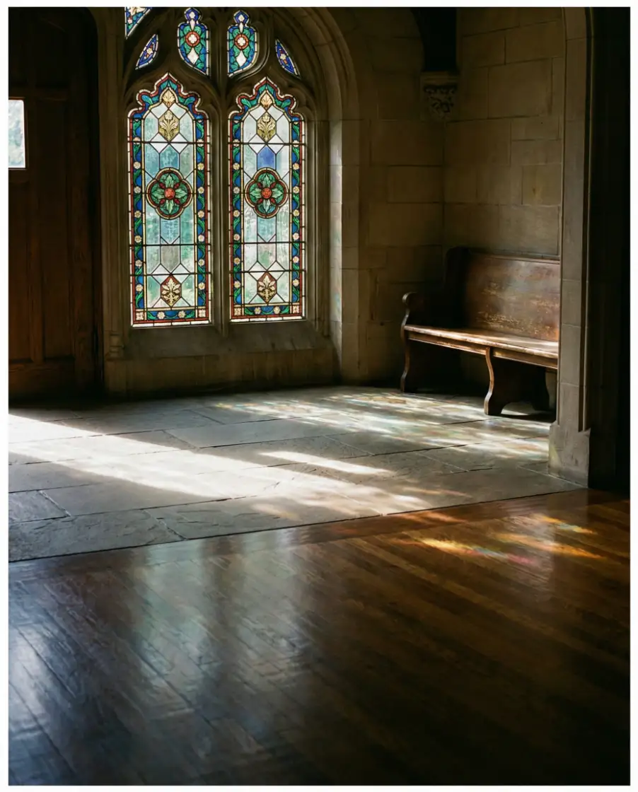 Stained Glass Pantry Door Accent 2