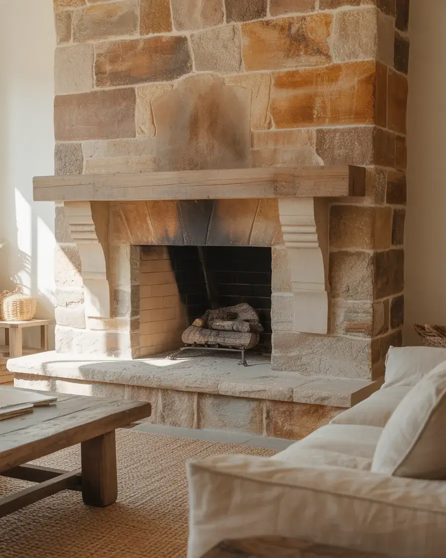 Stone Fireplace Statement 1