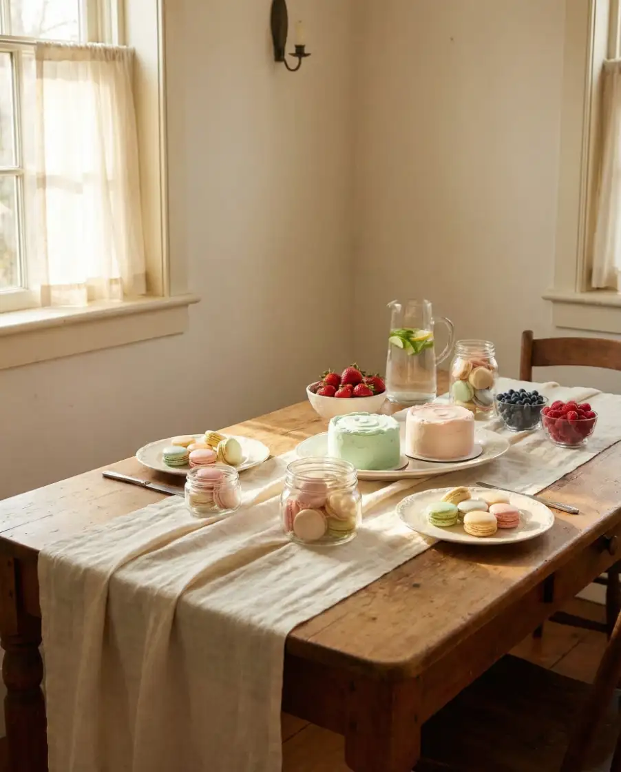 Summer Garden Dessert Table 1