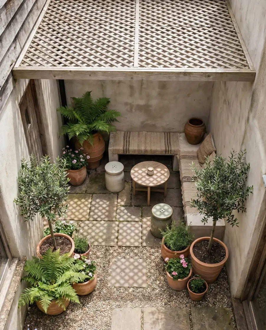 Tiny European Courtyard Style 1