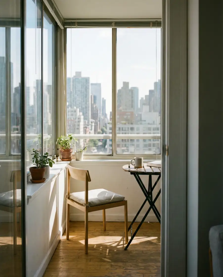 Tiny Sunroom for Apartments 1