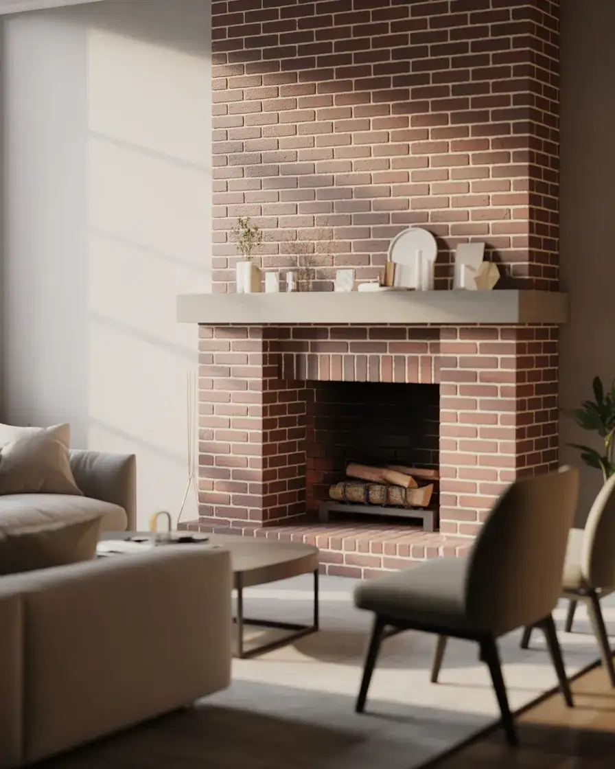 Transitional Brick and Modern Mix 1