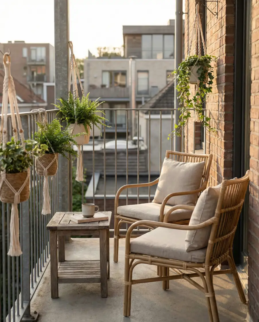 Urban Screened In Balcony Lounge 2