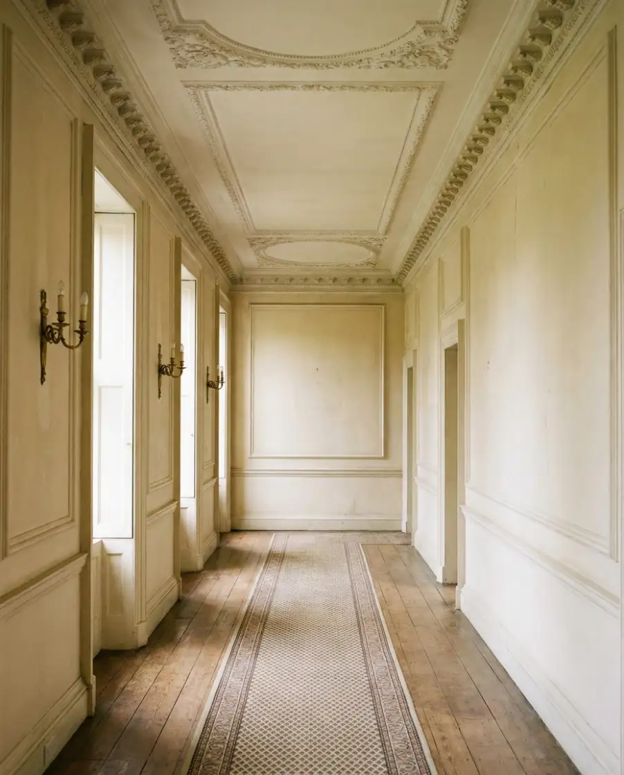 Victorian Hallway with Modern Balance 1