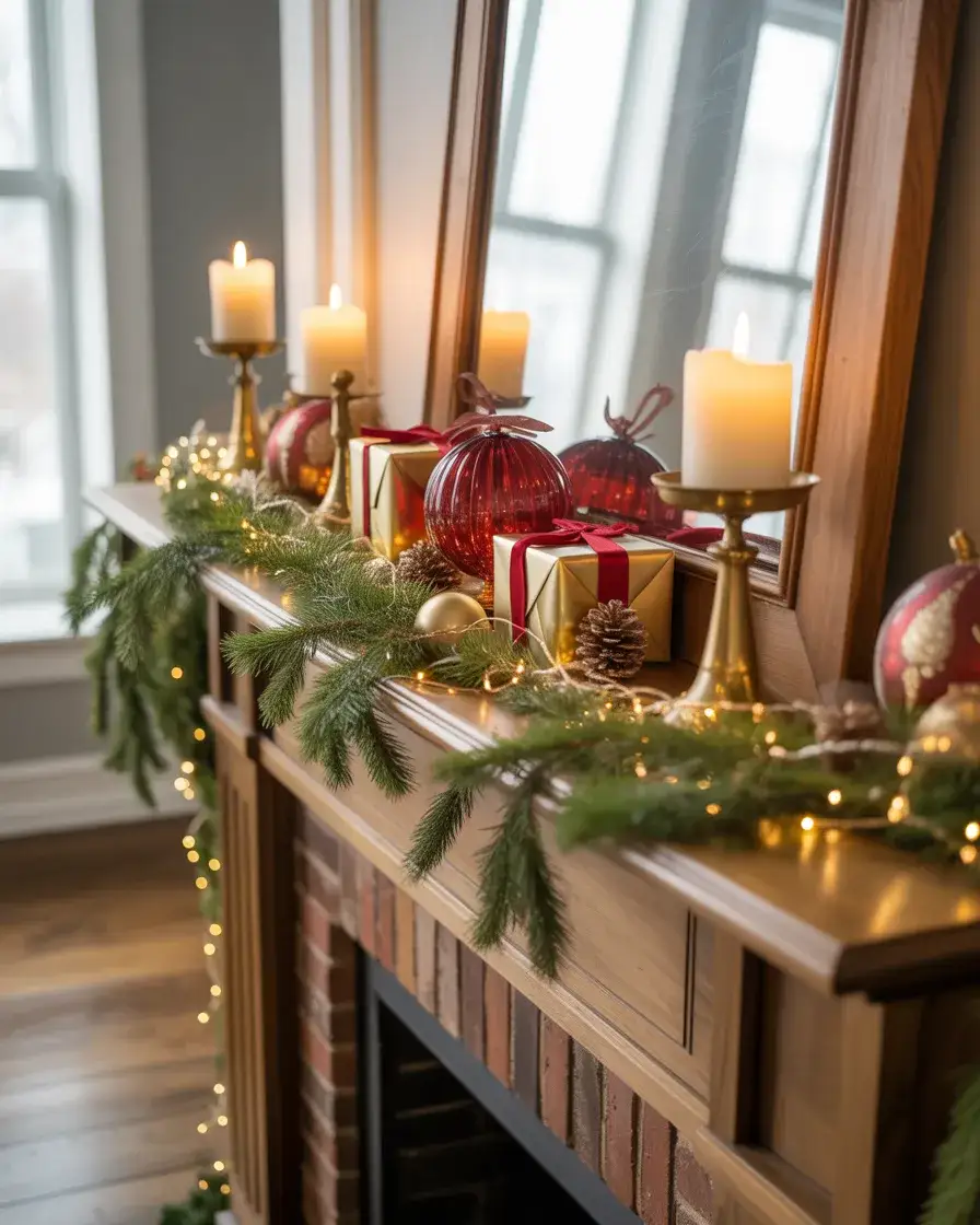 Vintage Holiday Fireplace Fun 2