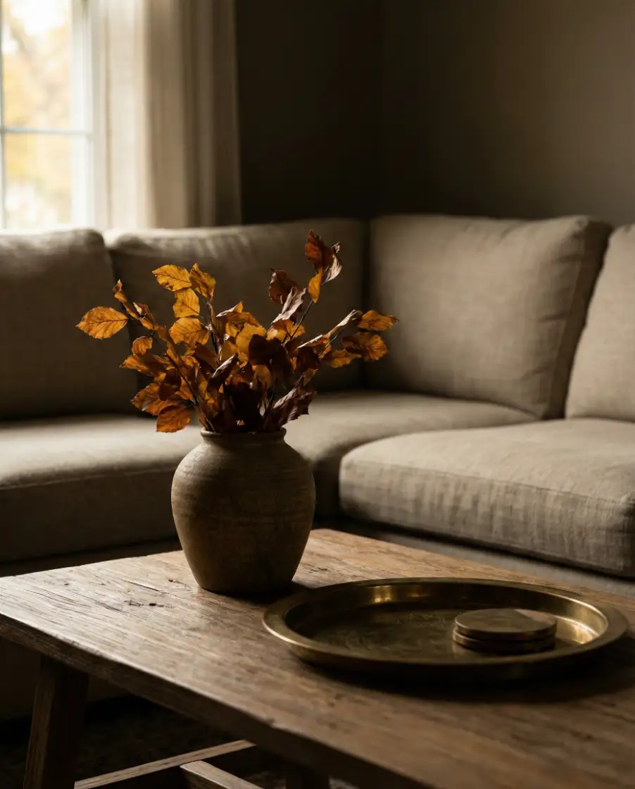 Warm Wooden Layers for Autumn 2