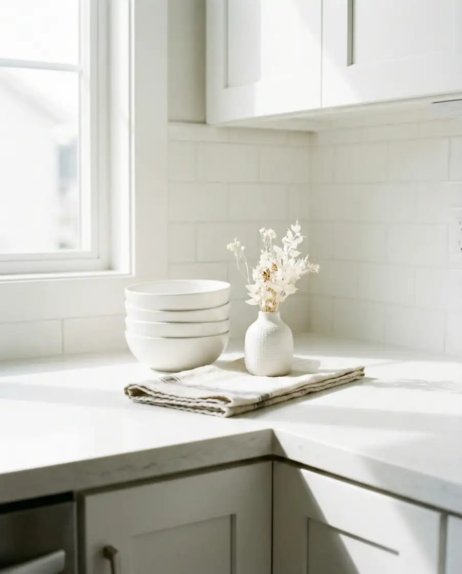 White-on-White Countertop Layers 1