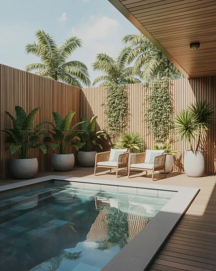 8ft Privacy Fence for Pool Areas 1