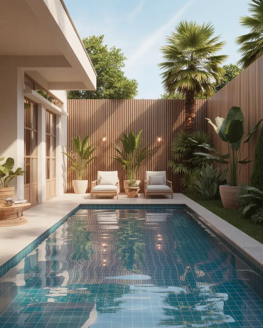 8ft Privacy Fence for Pool Areas 2