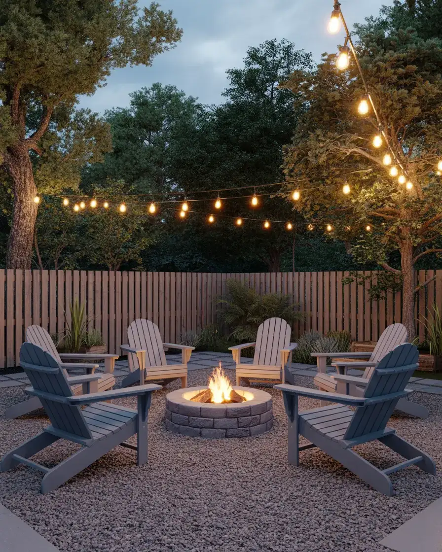 Backyard Fire Pit Gathering Zone 2