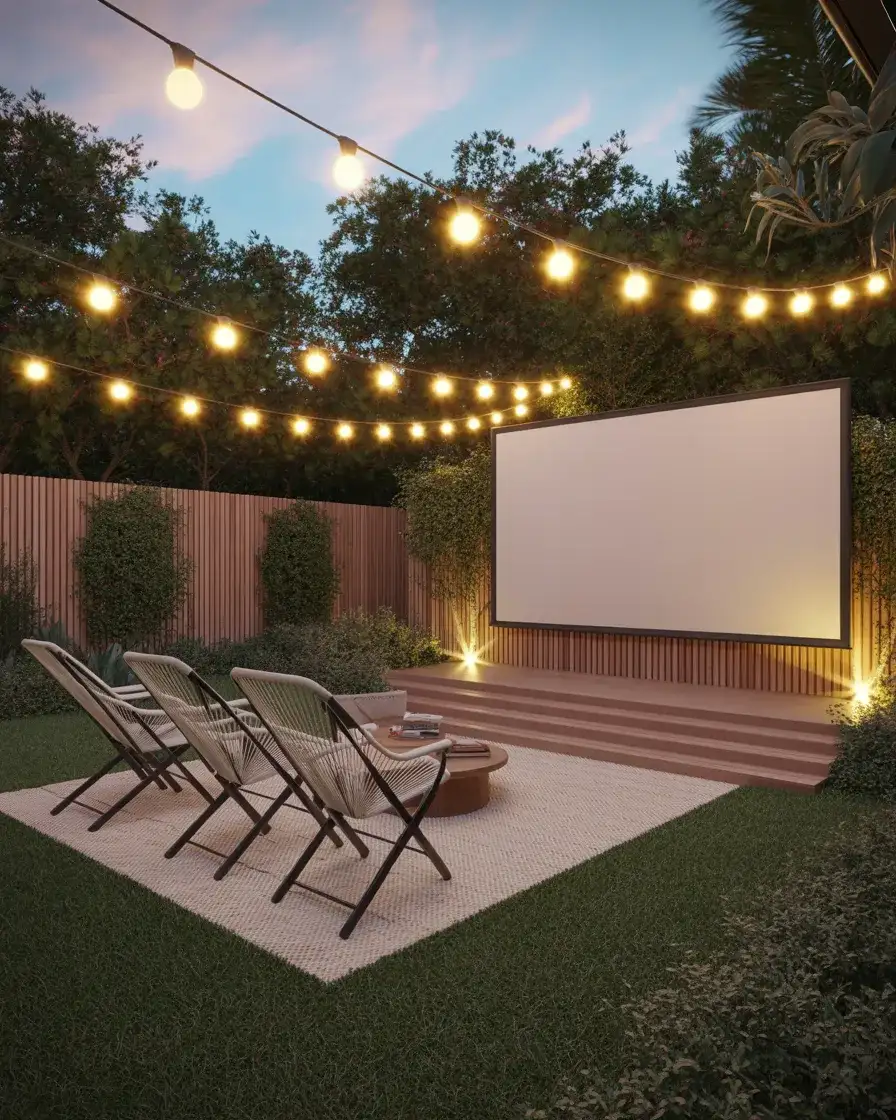 Backyard Garden Movie Corner 2