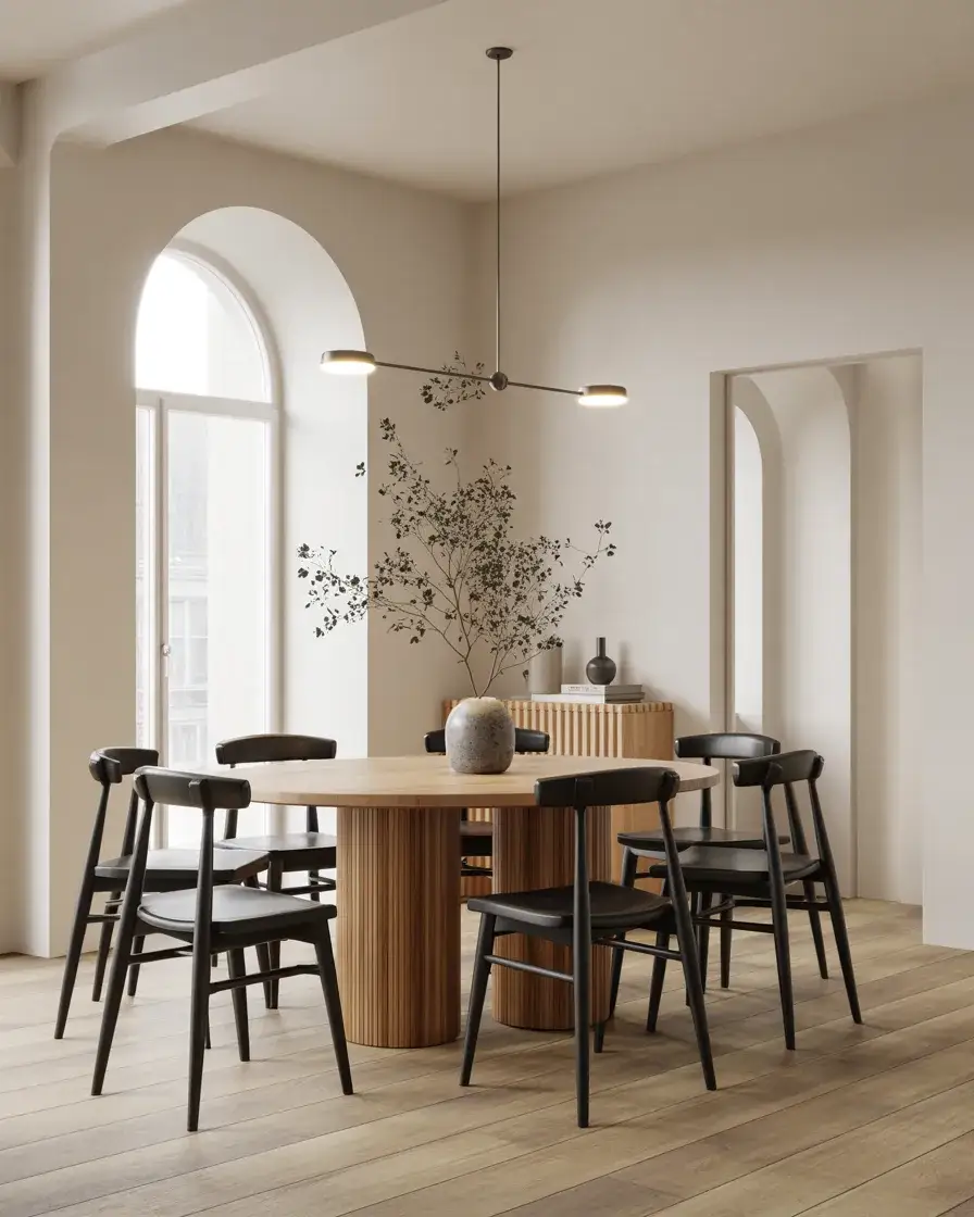 Black Dining Chairs for Dramatic Contrast 2