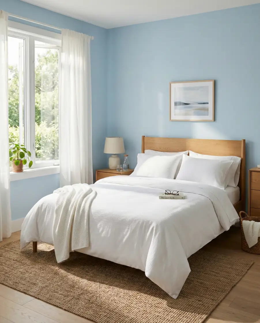 Blue Calm Guest Bedroom 1