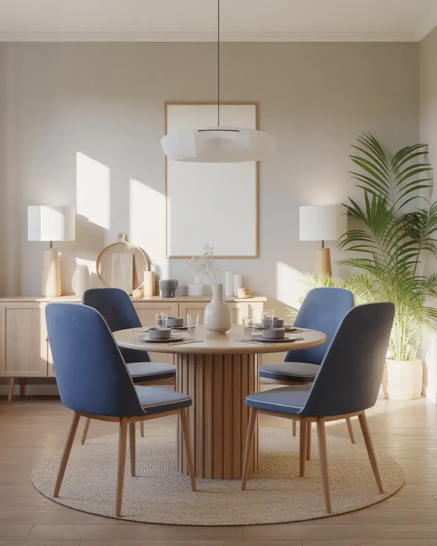 Blue Dining Chairs for a Fresh Color Accent 1