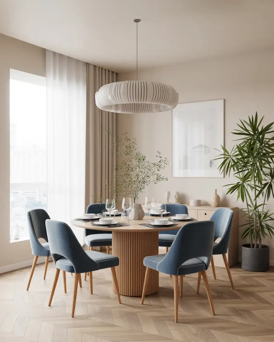 Blue Dining Chairs for a Fresh Color Accent 2