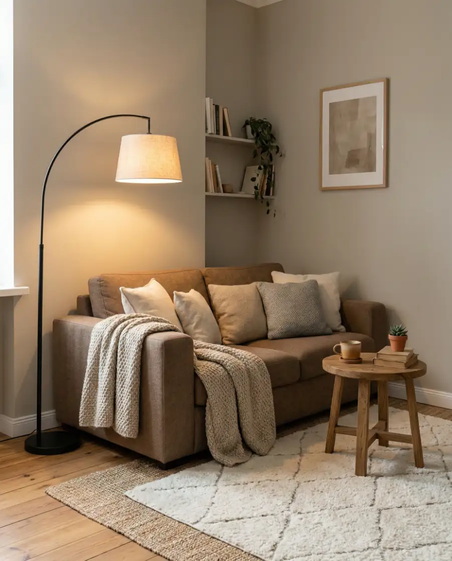 Brown Sofa Cozy Corner 2